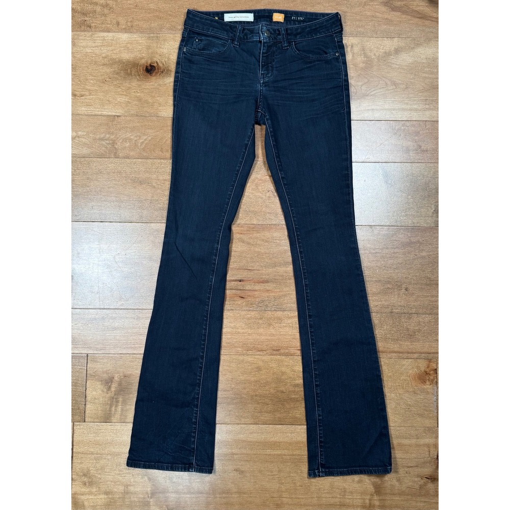 Pilcro and the Letterpress Anthropologie Stet Bootcut Jeans Dark Wash Women's 26
